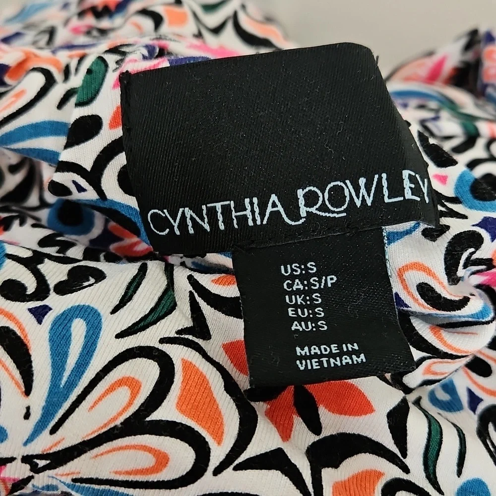 Cynthia Rowley Floral Halter Maxi Dress Size Small - Picture 5 of 6